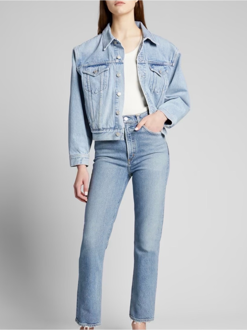 Agolde wilder Light Blue Jeans